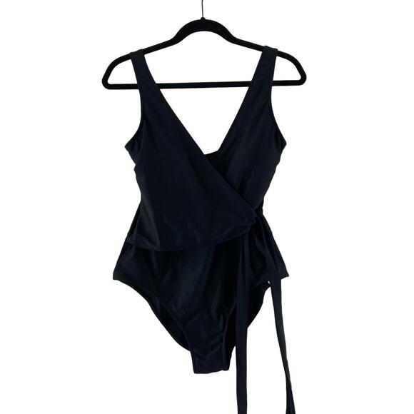 summersalt Other - Summersalt Black The Perfect Wrap Swimsuit Size 12